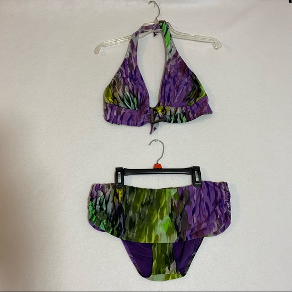 Zingara bikini set Purple and Green - Picture 10 of 10
